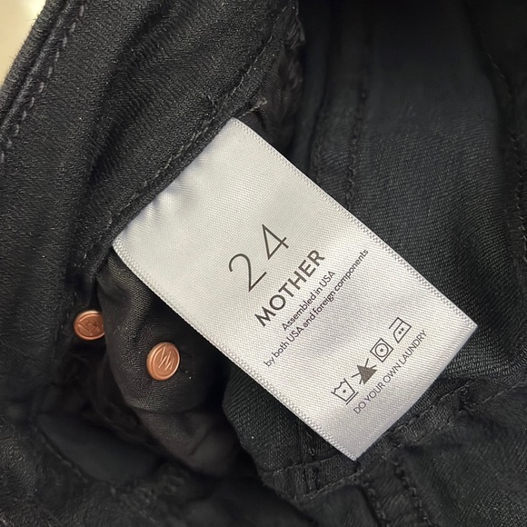 MOTHER  The Looker Mid-Rise Skinny Jeans COLOR not guilty SIZE 24 0926 - Picture 8 of 9